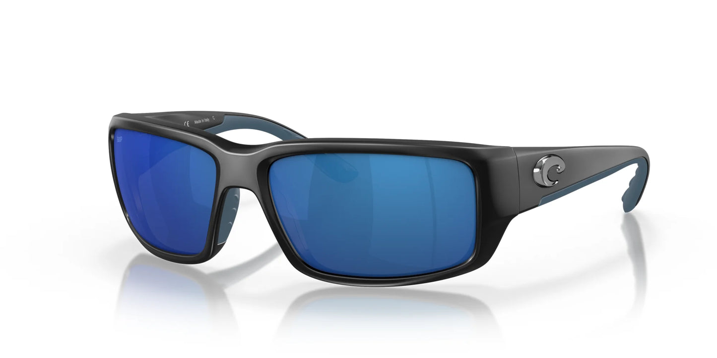 Costa FANTAIL 6S9006 Sunglasses Matte Black / Blue Mirror