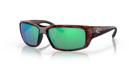 Costa FANTAIL 6S9006 Sunglasses Tortoise / Green Mirror