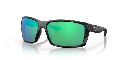 Costa REEFTON 6S9007 Sunglasses Tiger Shark / Green Mirror