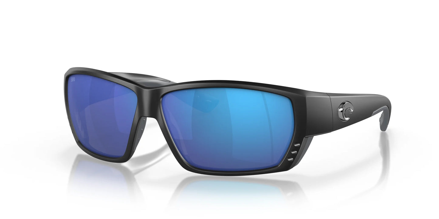 Costa TUNA ALLEY 6S9009 Sunglasses Matte Black / Blue Mirror