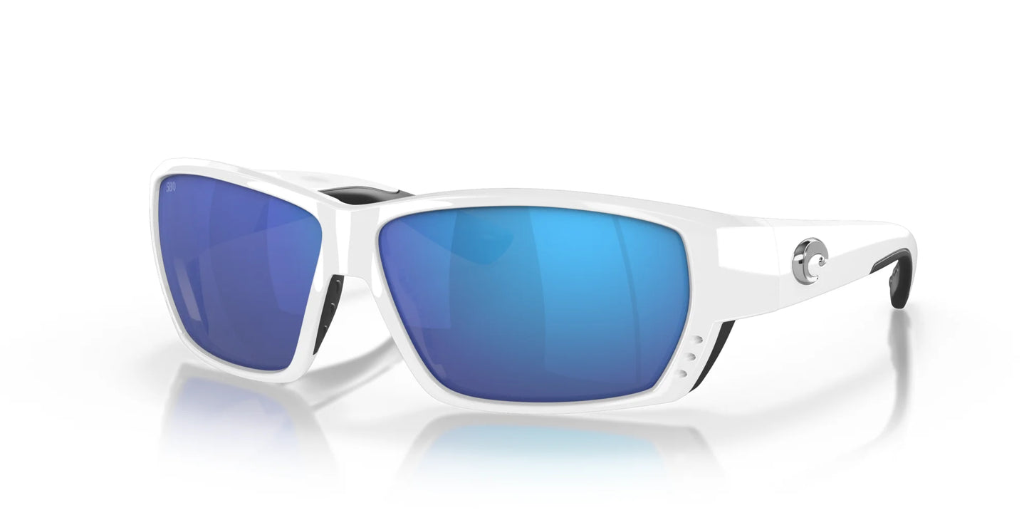 Costa TUNA ALLEY 6S9009 Sunglasses White / Blue Mirror