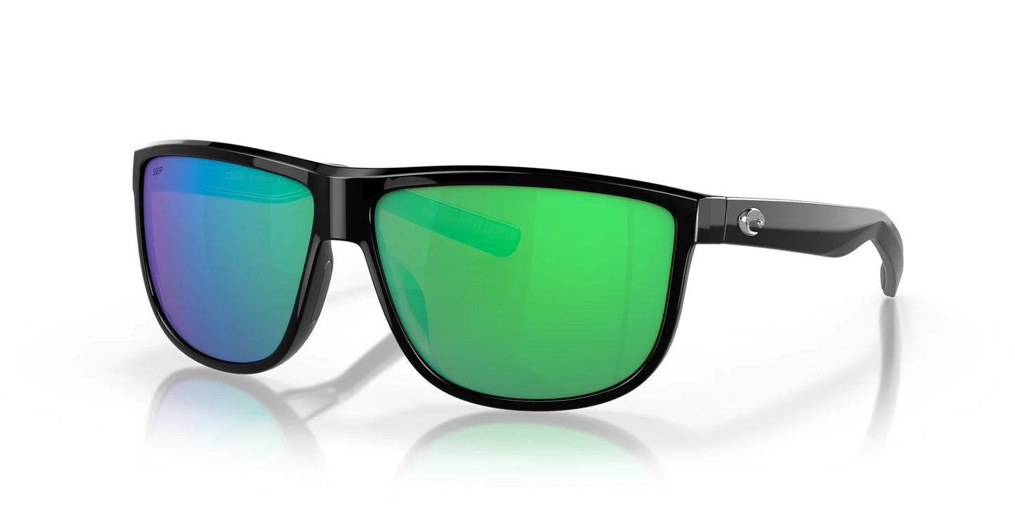 Costa RINCONDO 6S9010 Sunglasses Shiny Black / Green Mirror
