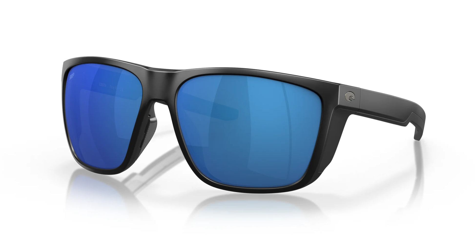 Costa FERG XL 6S9012 Sunglasses Matte Black / Blue Mirror