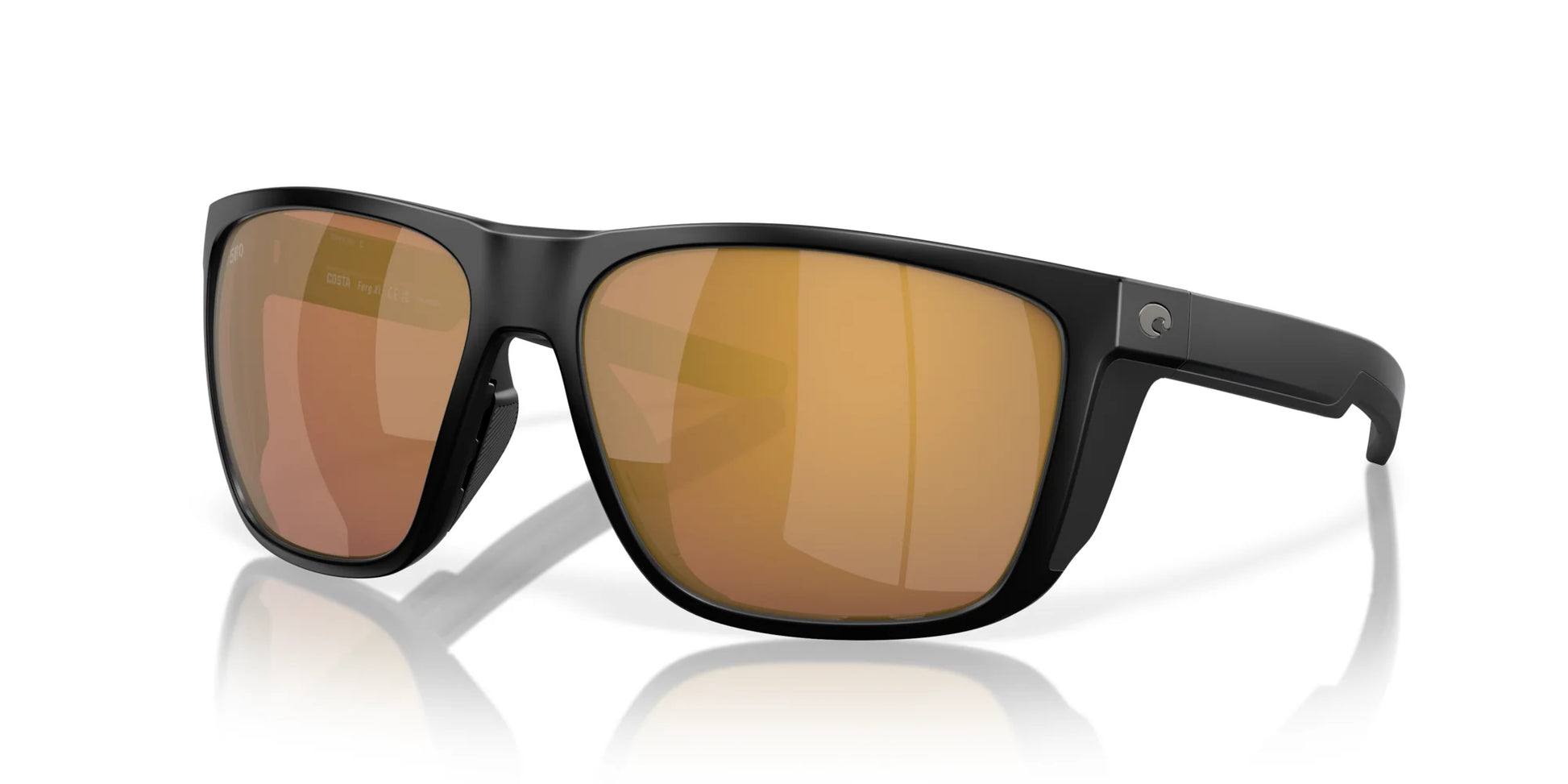 Costa FERG XL 6S9012 Sunglasses Matte Black / Gold Mirror