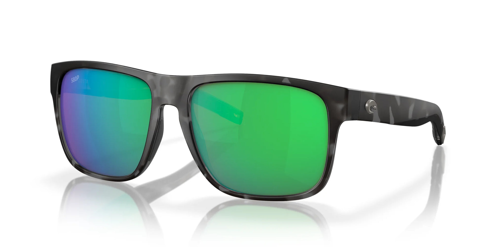 Costa SPEARO XL 6S9013 Sunglasses Tiger Shark / Green Mirror
