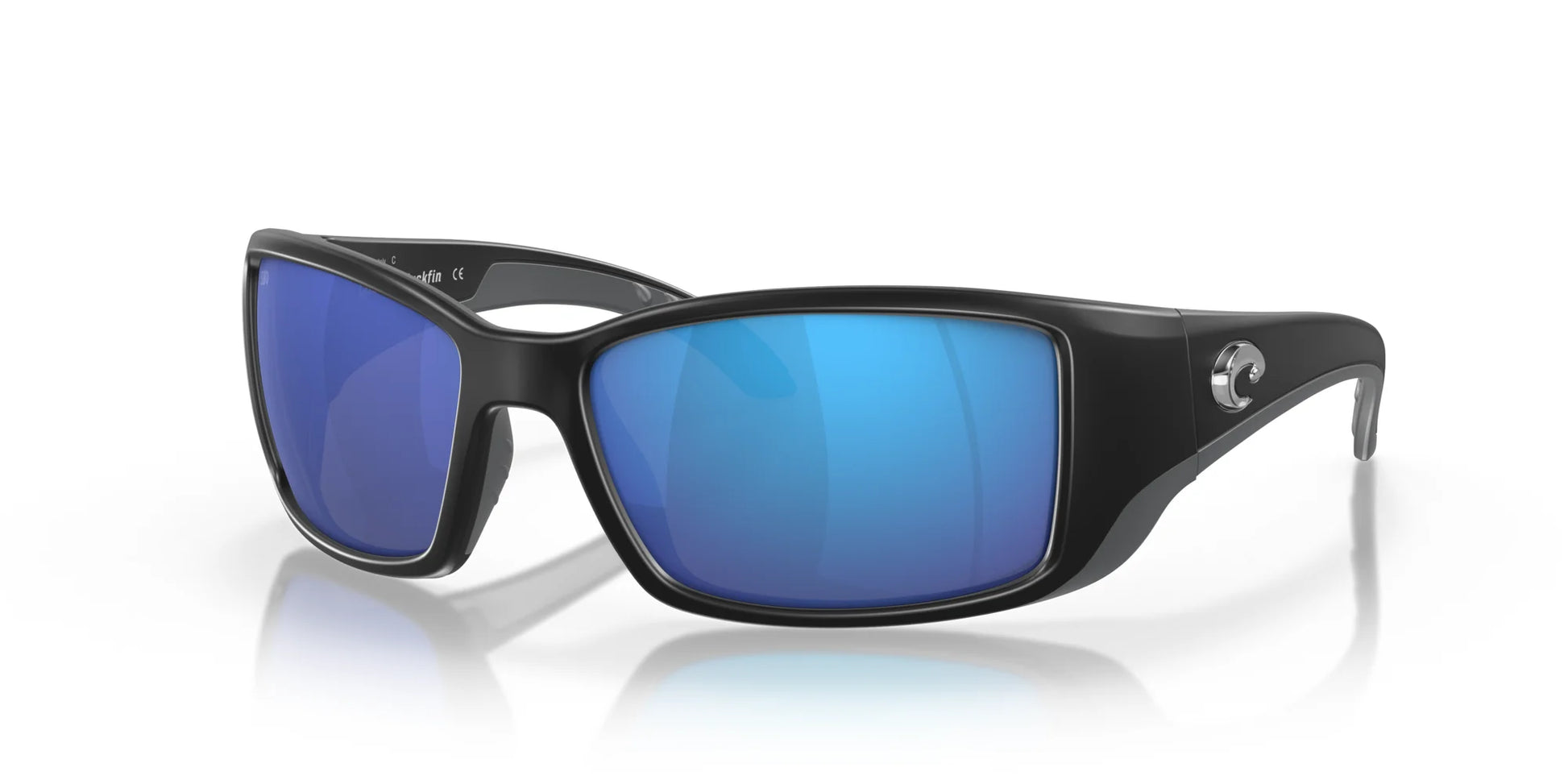 Costa BLACKFIN 6S9014 Sunglasses Matte Black / Blue Mirror