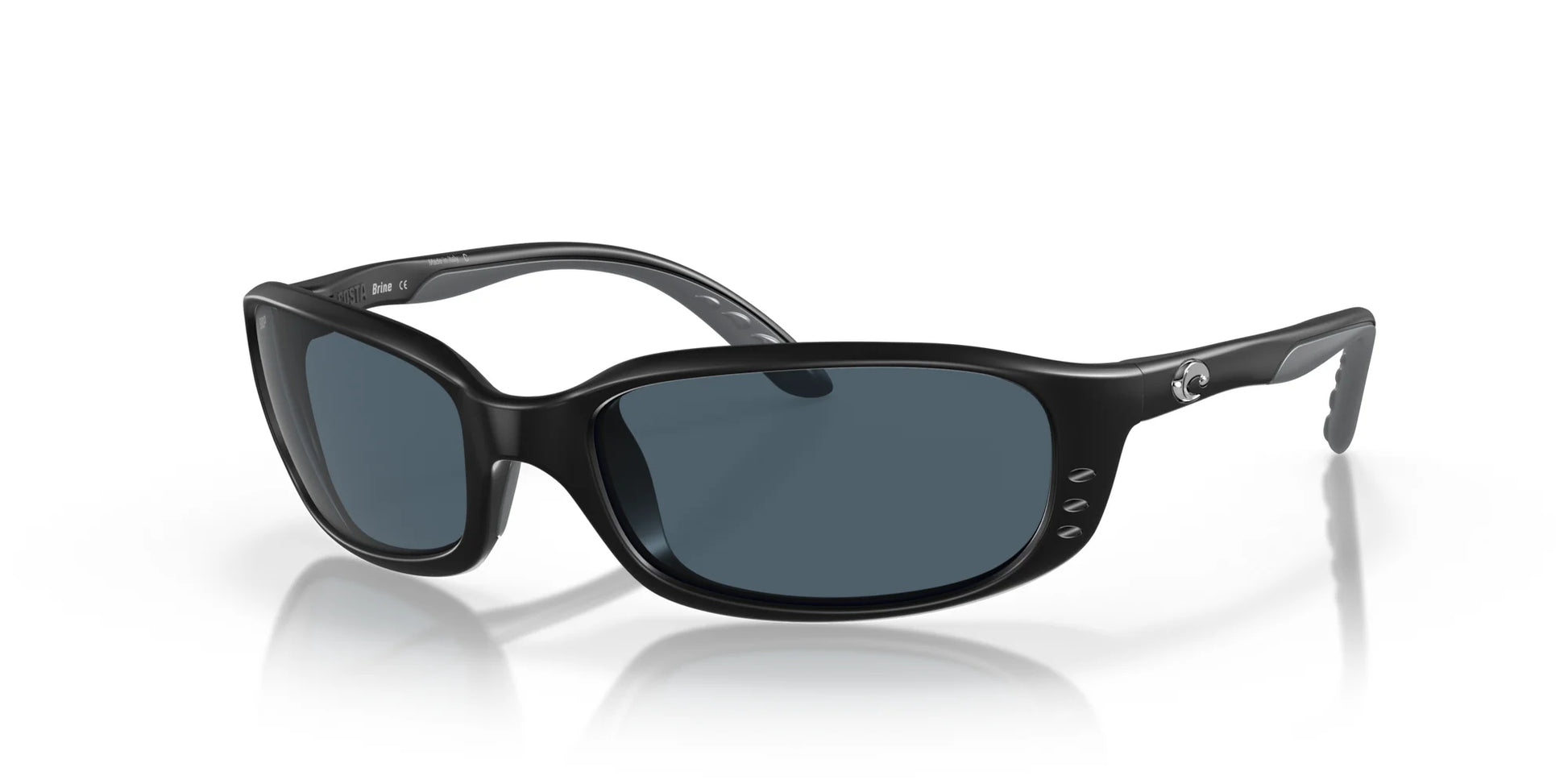 Costa BRINE 6S9017 Sunglasses Matte Black / Gray