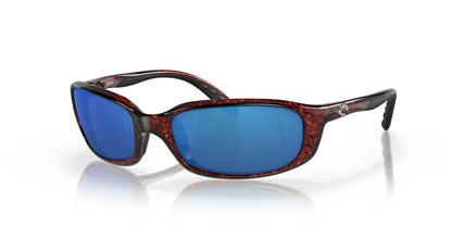 Costa BRINE 6S9017 Sunglasses Tortoise / Blue Mirror