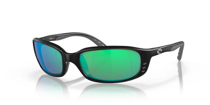 Costa BRINE 6S9017 Sunglasses Matte Black / Green Mirror