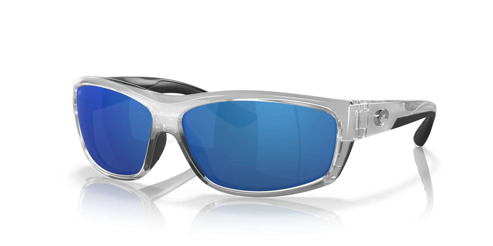 Costa SALTBREAK 6S9020 Sunglasses Silver / Blue Mirror