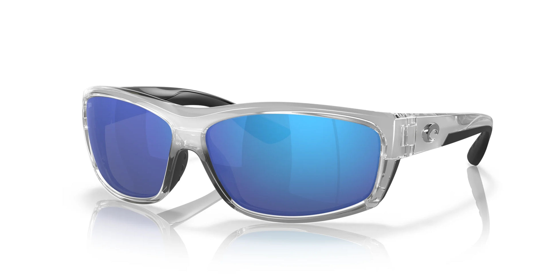 Costa SALTBREAK 6S9020 Sunglasses Silver / Blue Mirror