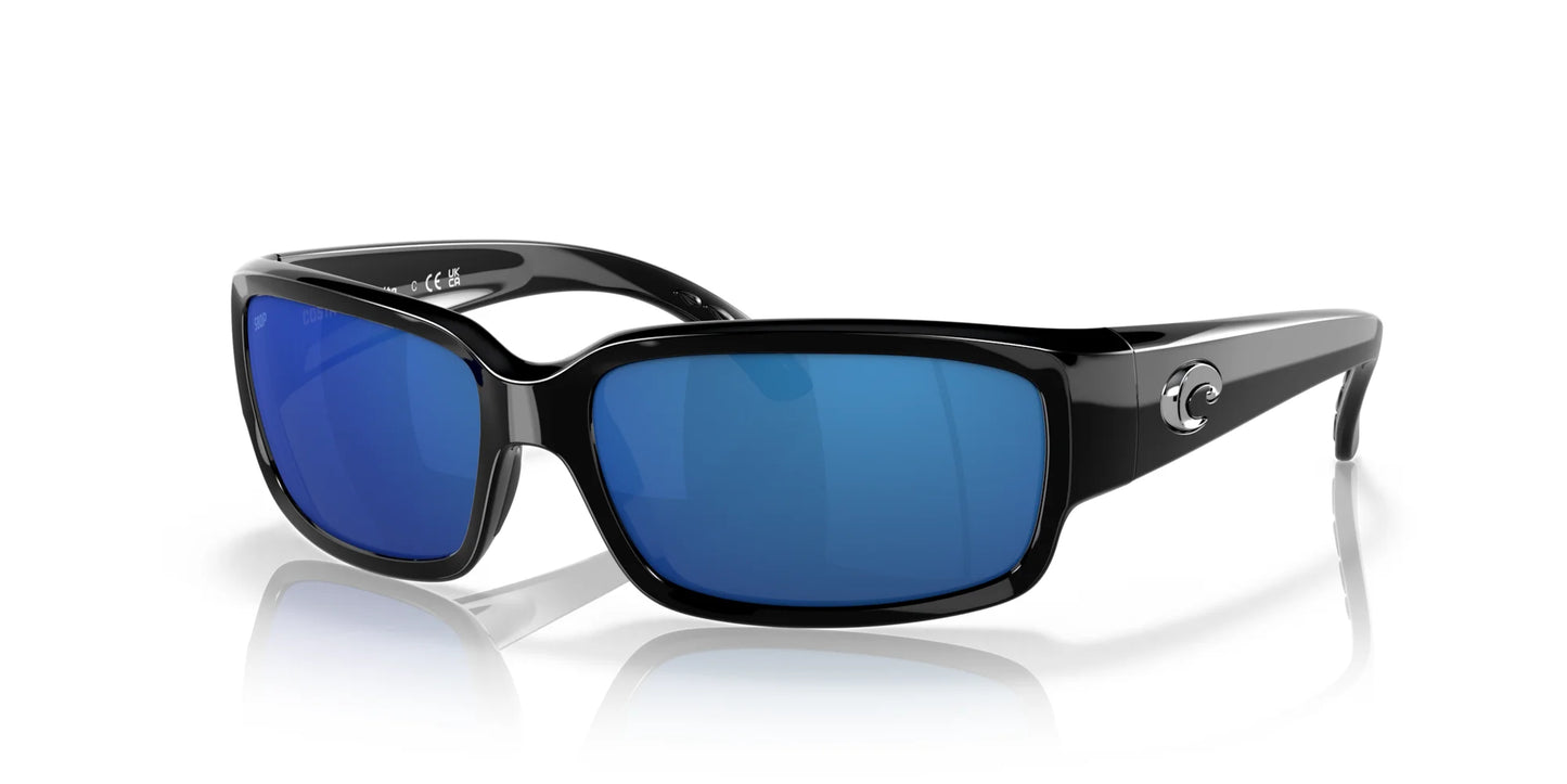 Costa CABALLITO 6S9025 Sunglasses Shiny Black / Blue Mirror