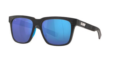 Costa PESCADOR 6S9029 Sunglasses Net Gray With Blue Rubber / Blue Mirror