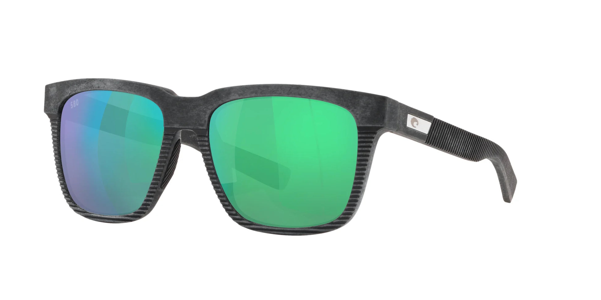 Costa PESCADOR 6S9029 Sunglasses Net Gray With Gray Rubber / Green Mirror