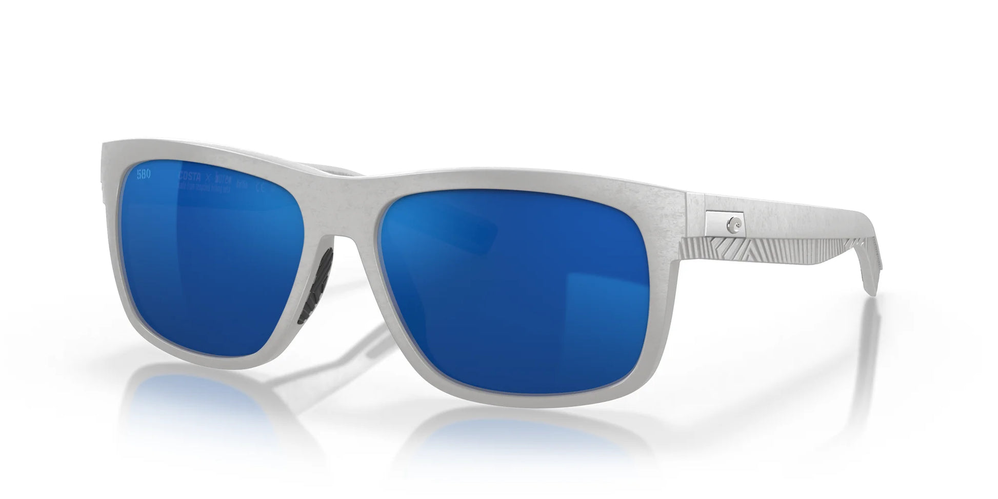 Costa BAFFIN 6S9030 Sunglasses Light Gray / Blue Mirror