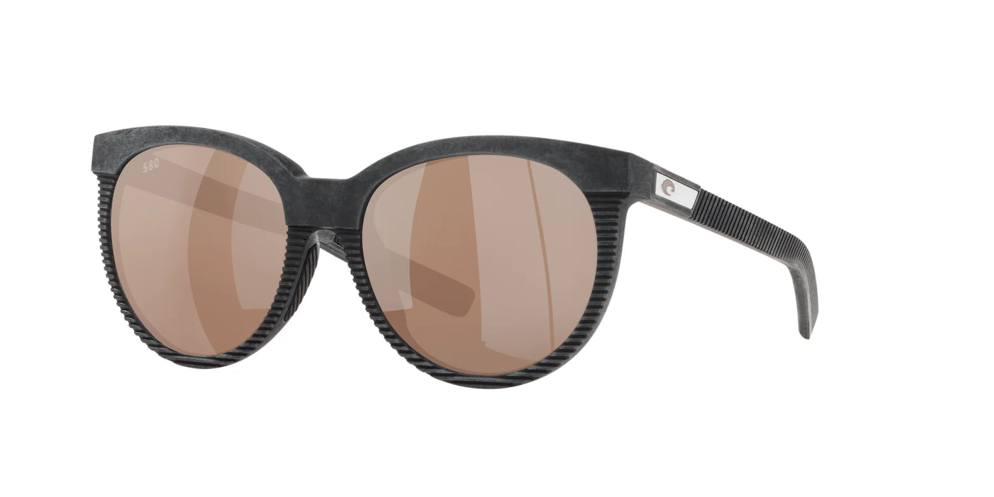 Costa VICTORIA 6S9031 Sunglasses Net Gray With Gray Rubber / Copper Silver Mirror