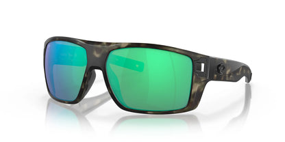 Costa DIEGO 6S9034 Sunglasses Wetlands / Green Mirror