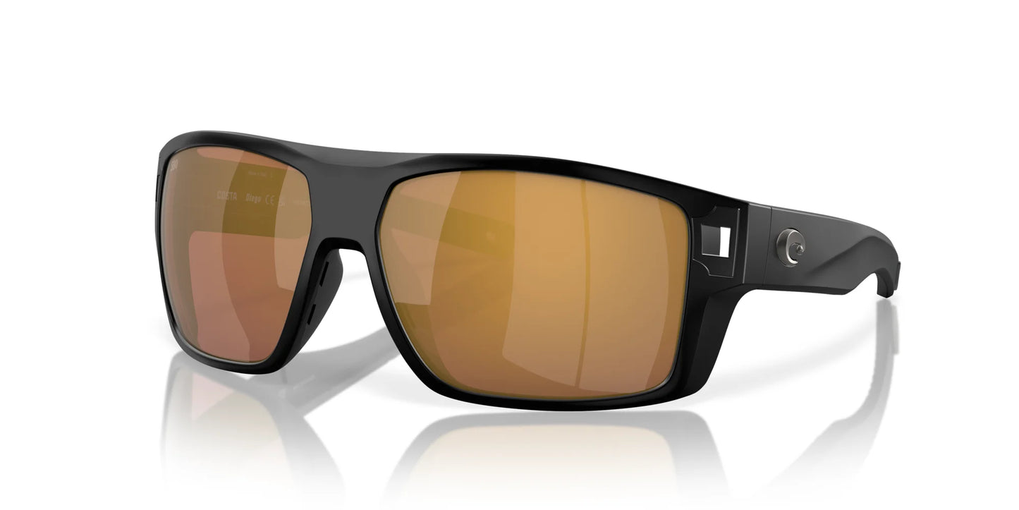 Costa DIEGO 6S9034 Sunglasses Matte Black / Gold Mirror