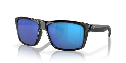 Costa SLACK TIDE 6S9035 Sunglasses Shiny Black / Blue Mirror