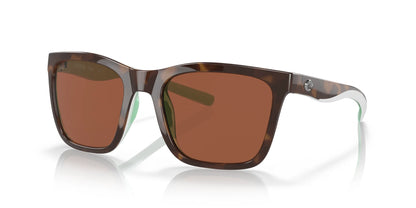 Costa PANGA 6S9037 Sunglasses Shiny Tortoise / White / Seafoam Crystal / Copper