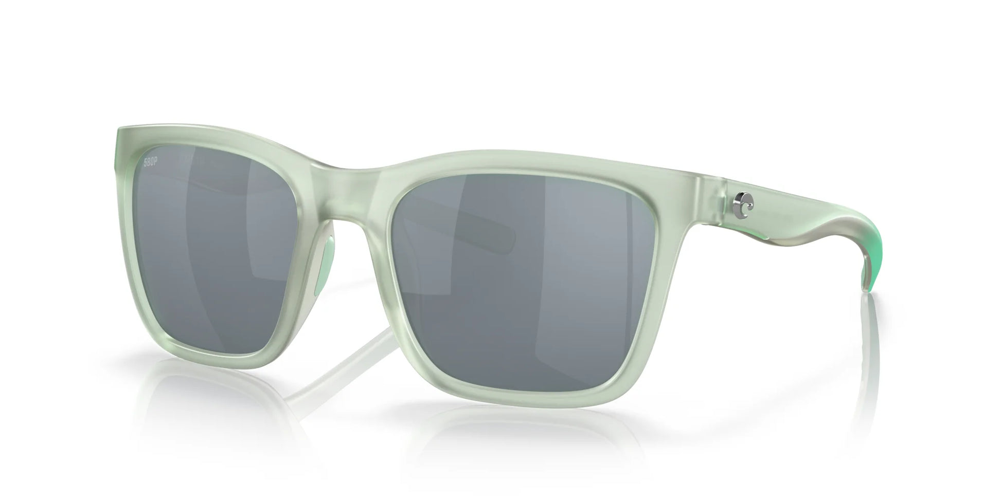 Costa PANGA 6S9037 Sunglasses Matte Seafoam Crystal / Gray Silver Mirror
