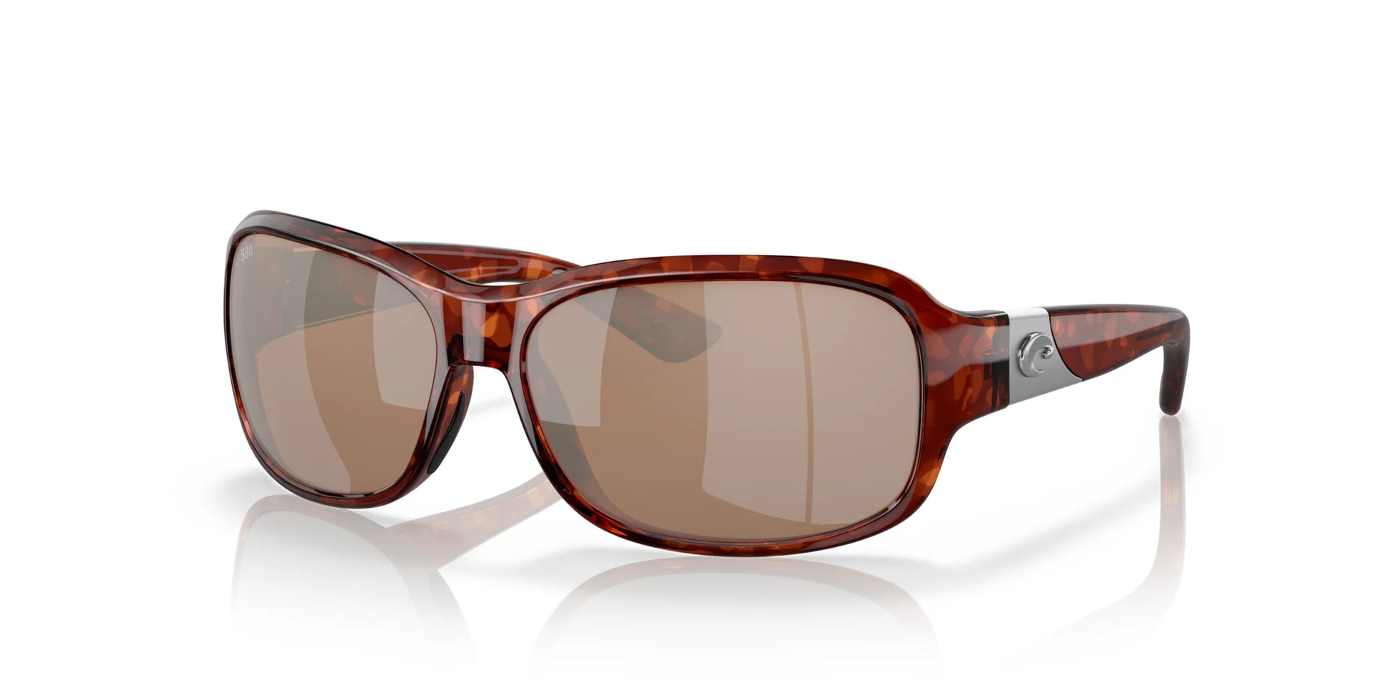 Costa INLET 6S9042 Sunglasses Tortoise / Copper Silver Mirror