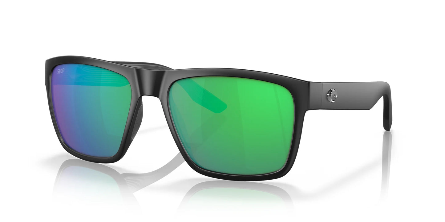 Costa PAUNCH XL 6S9050 Sunglasses Matte Black / Green Mirror