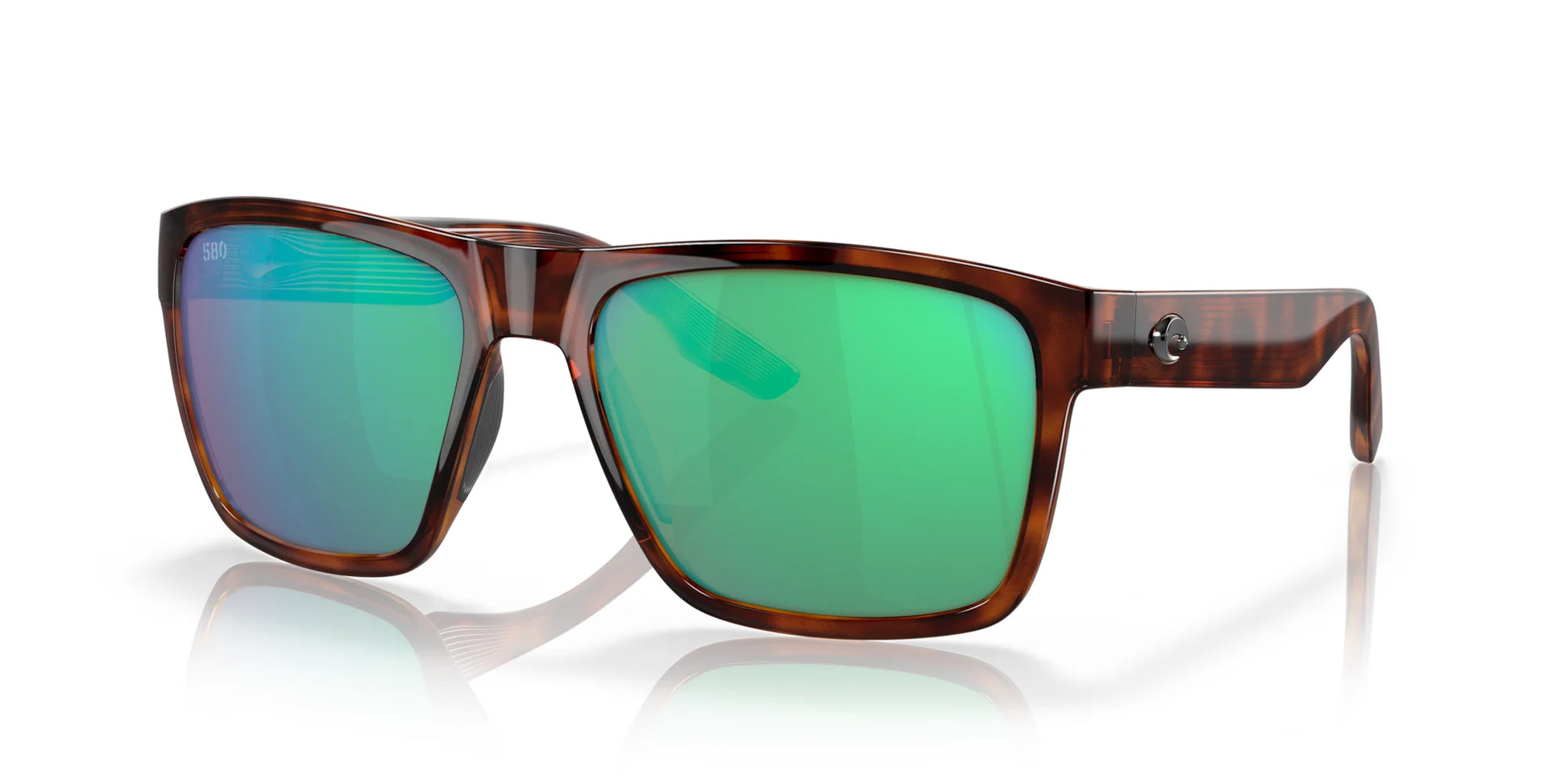 Costa PAUNCH XL 6S9050 Sunglasses Tortoise / Green Mirror