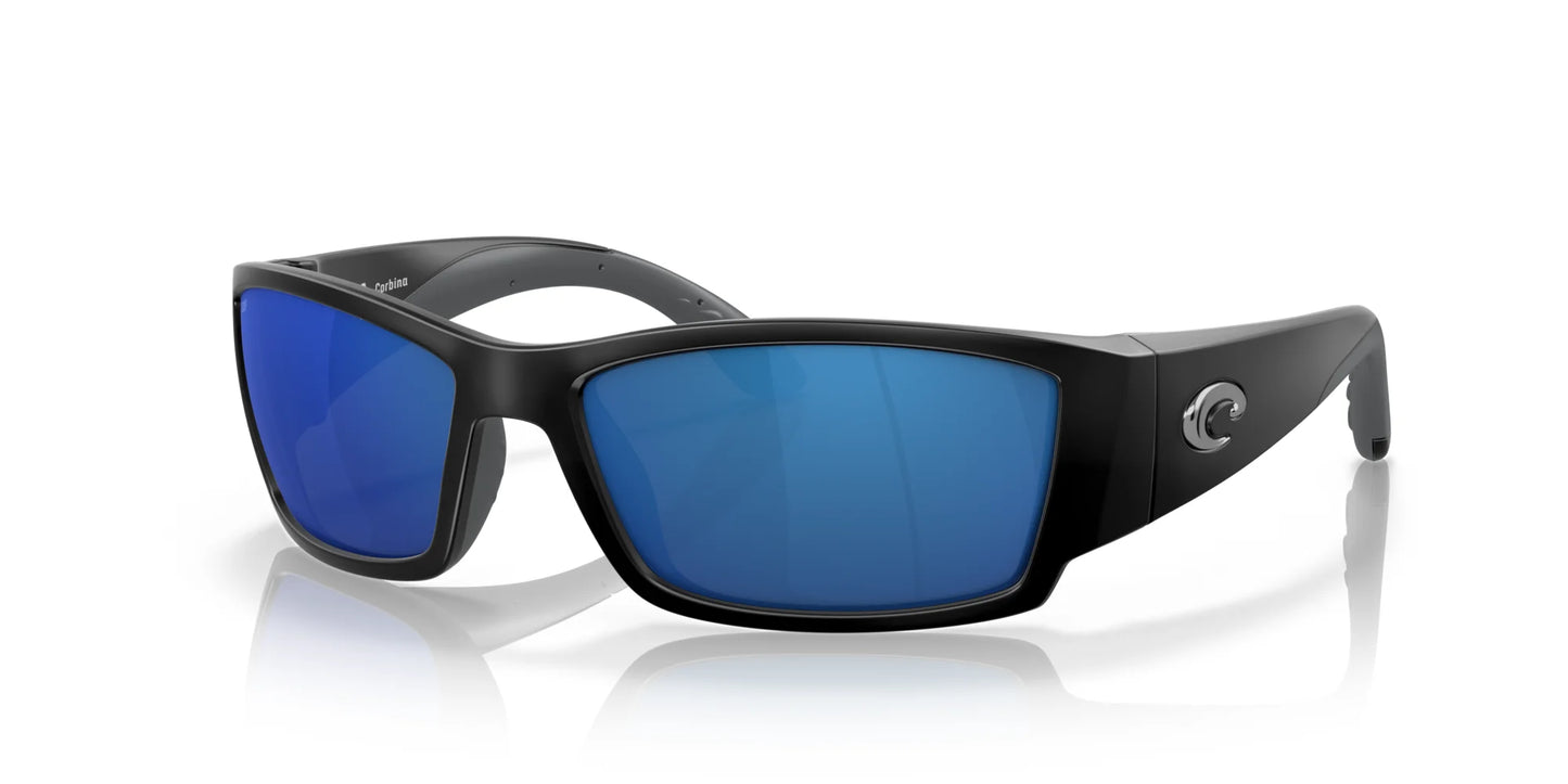 Costa CORBINA 6S9057 Sunglasses Matte Black / Blue Mirror