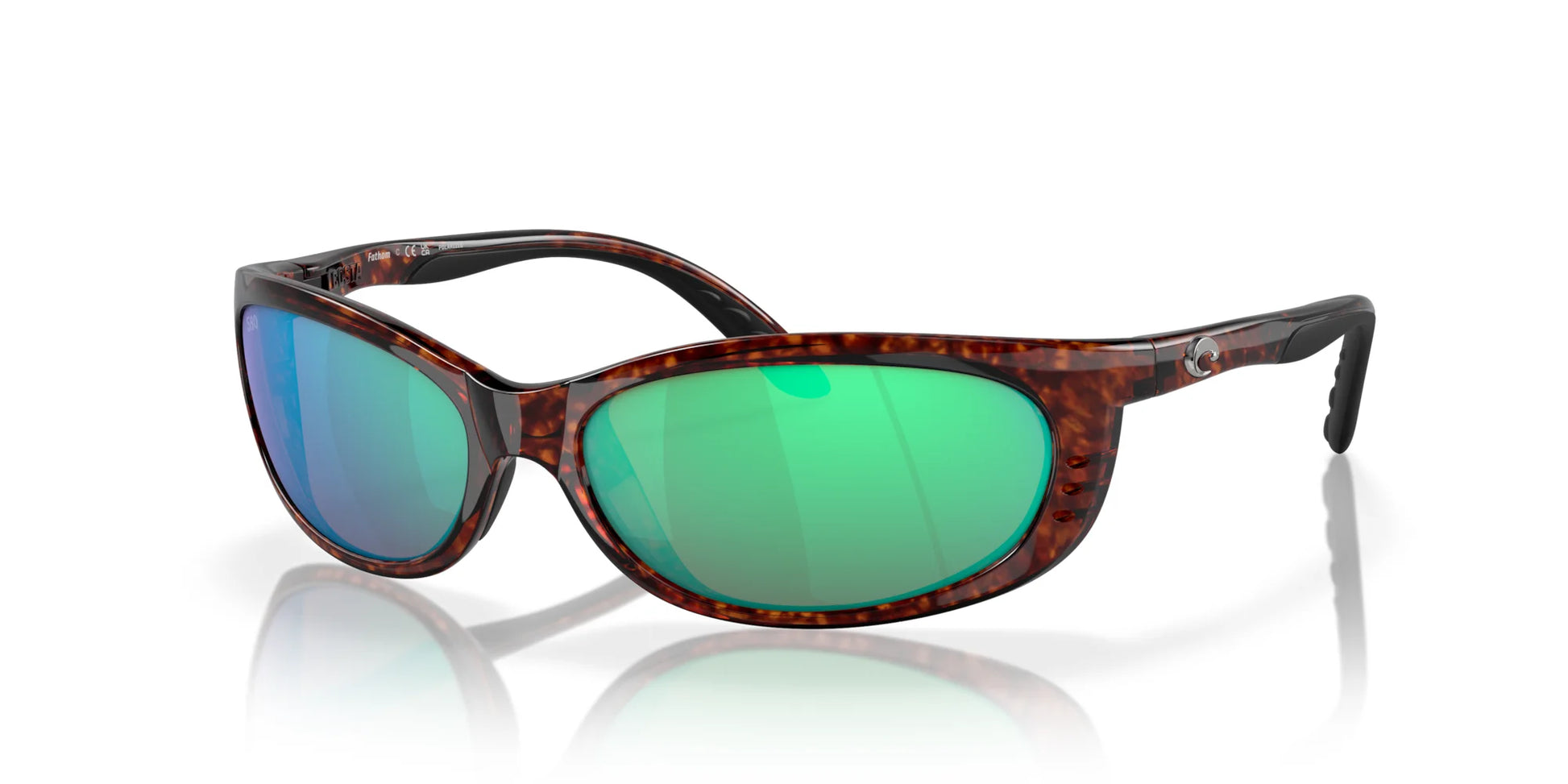 Costa FATHOM 6S9058 Sunglasses Tortoise / Green Mirror