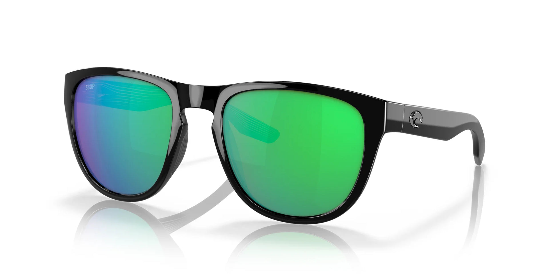Costa IRIE 6S9082 Sunglasses Black / Green Mirror