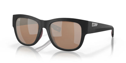 Costa CALETA 6S9084 Sunglasses Net Black / Copper Silver Mirror