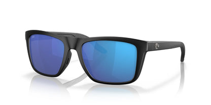 Costa MAINSAIL 6S9107 Sunglasses Matte Black / Blue Mirror
