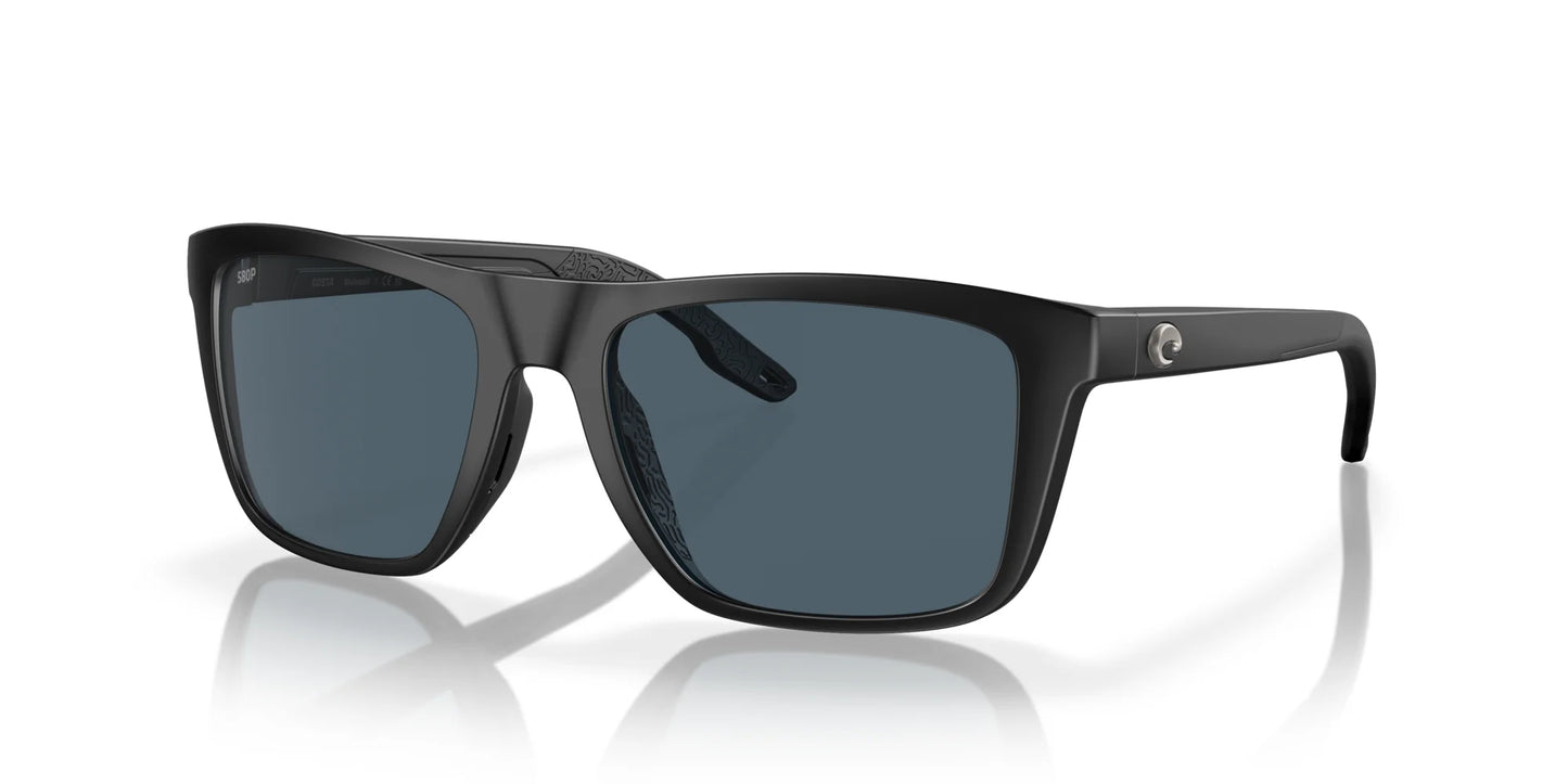 Costa MAINSAIL 6S9107 Sunglasses Matte Black / Gray 580p