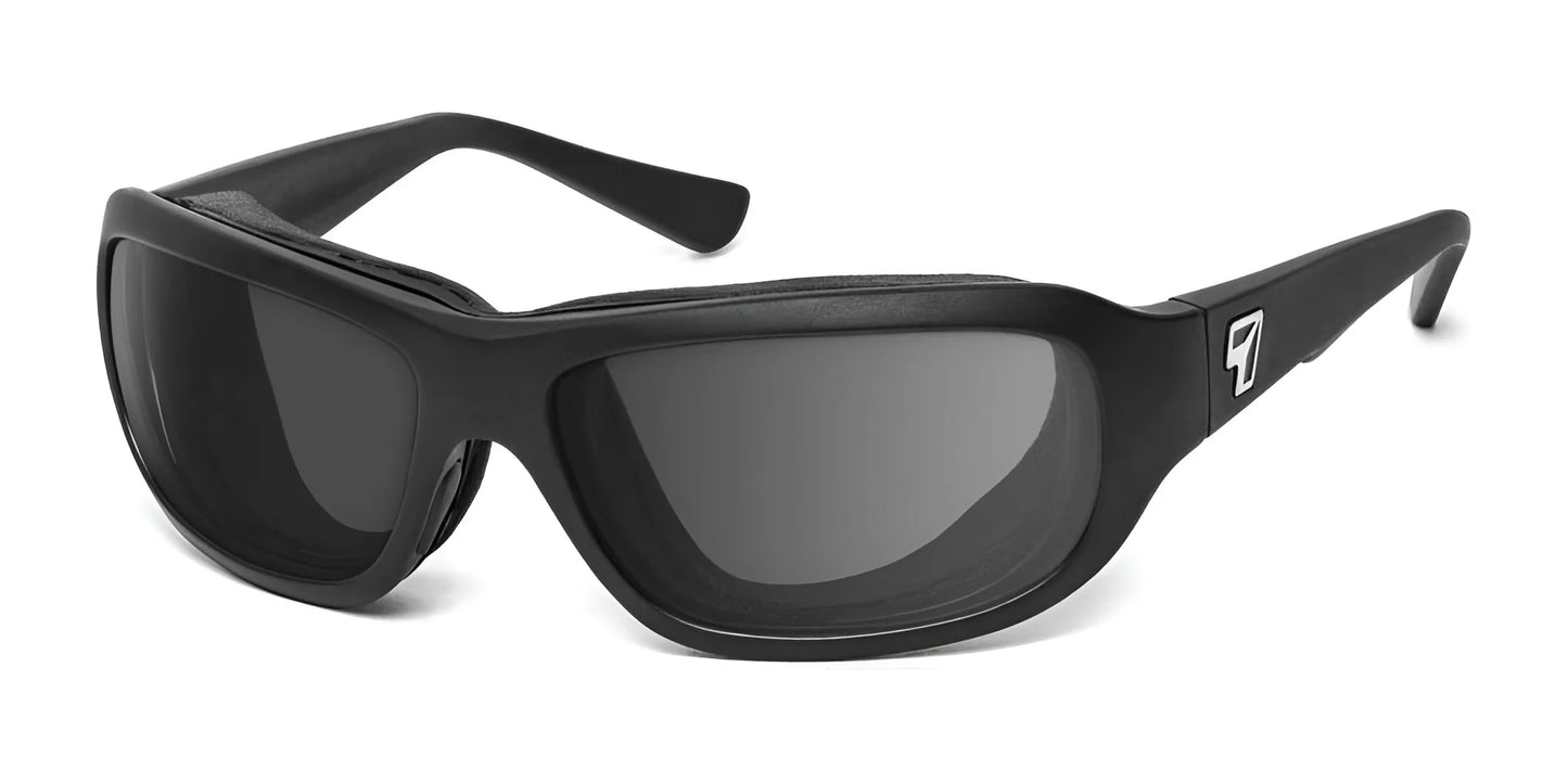 7eye Aspen Sunglasses Matte Black / DARKshift Photochromic - Clr to DARK Gray