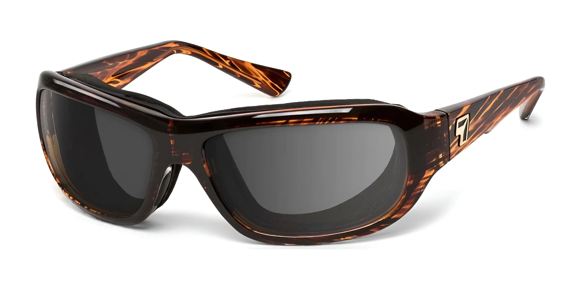 7eye Aspen Sunglasses Sunset Tortoise / DARKshift Photochromic - Clr to DARK Gray