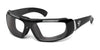 7eye Bali Sunglasses | Size 63 / Glossy Black / Clear