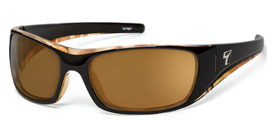 7eye BLAKE Sunglasses Black Tortoise / Polarized Copper