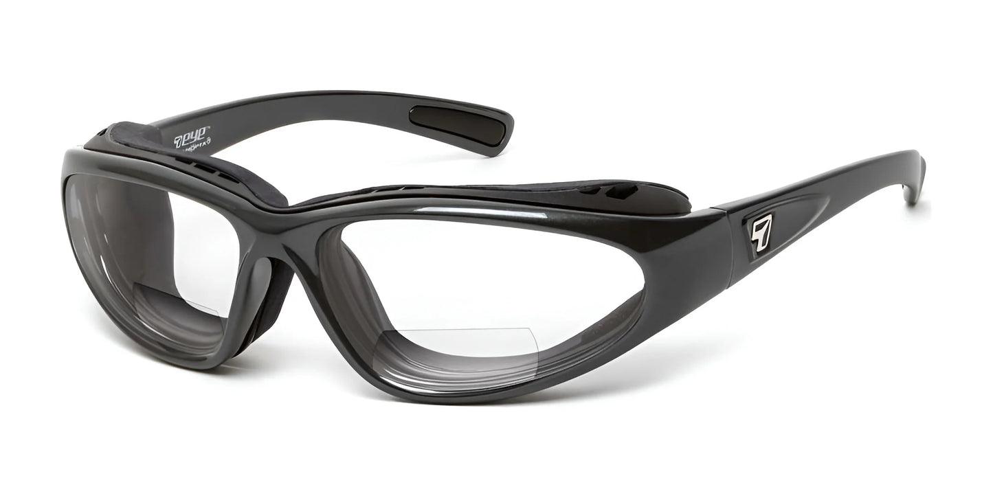 7eye Bora Bifocal Sunglasses Charcoal / Clear / +2.50