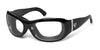 7eye Briza Sunglasses | Size 62 / Glossy Black / Clear