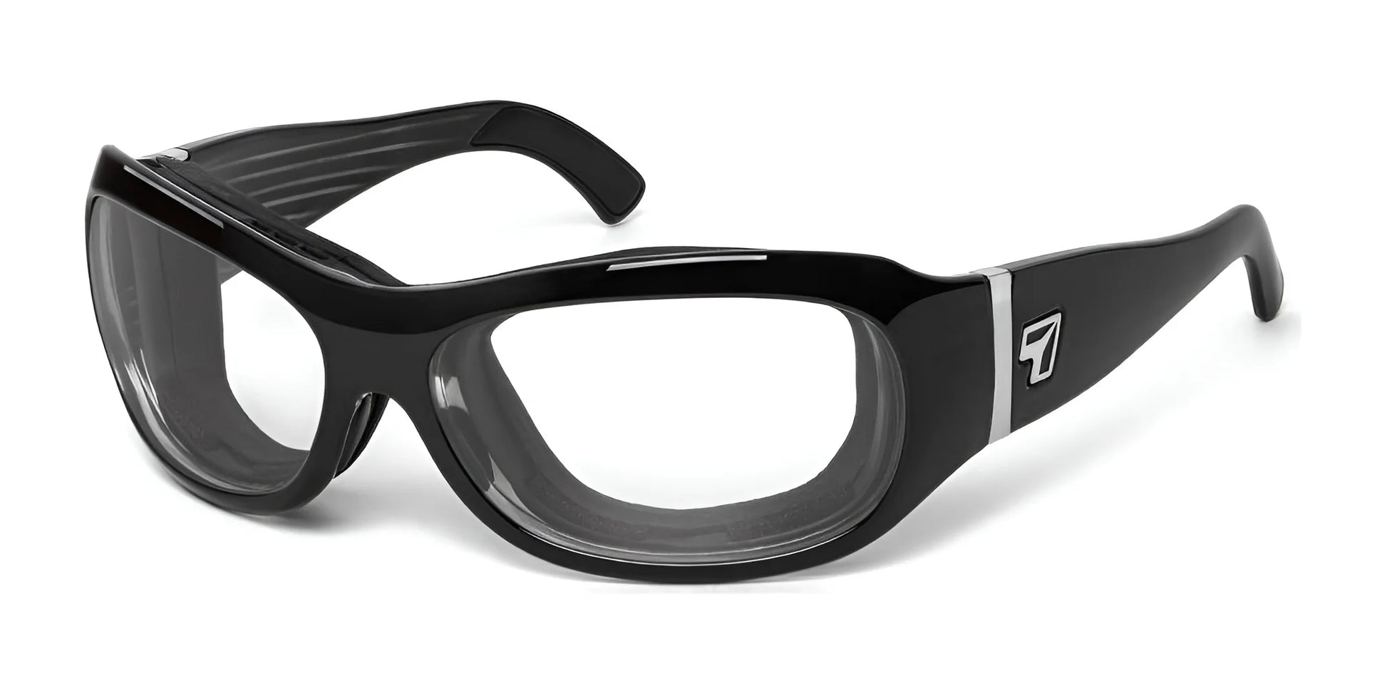 7eye Briza Sunglasses Glossy Black / BlueByrd Blue Light Blocker