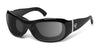 7eye Briza Sunglasses | Size 62 / Glossy Black / Gray (12%)