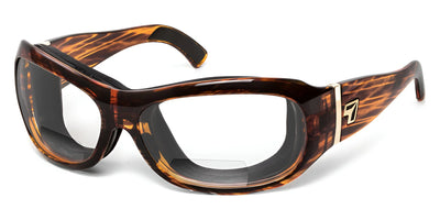 7eye BRIZA Eyeglasses Dark Tortoise / Clear +2.50