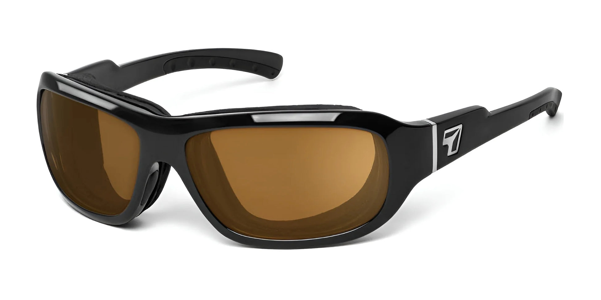 7eye Buran Sunglasses Glossy Black / Copper