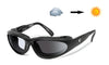 7eye Cape Sunglasses | Size 63 / Matte Black / DARKshift Photochromic - Clr to DARK Gray