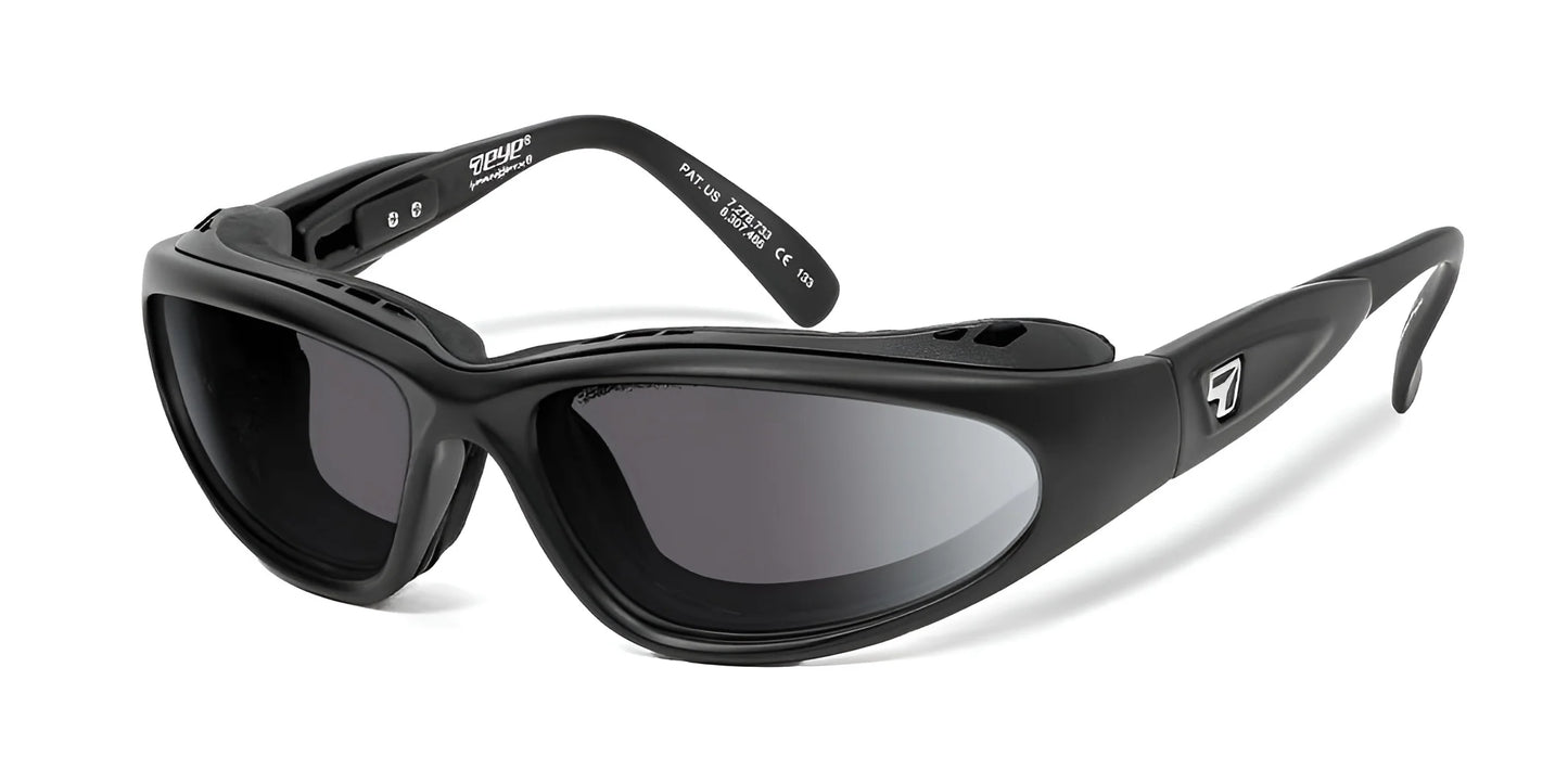 7eye Cape Sunglasses Matte Black / Polarized Gray