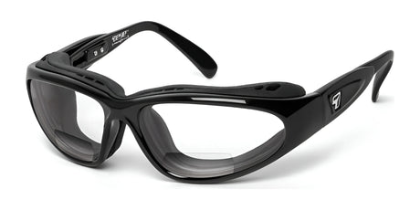 7eye Cape Bifocal Sunglasses Glossy Black / Clear / +2.50