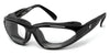 7eye CAPE Eyeglasses | Size 63 / Glossy Black / Clear +1.50