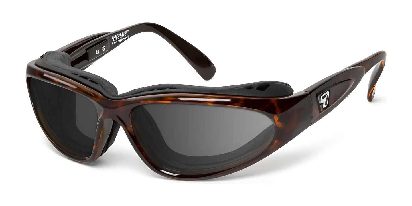 7eye Cape Sunglasses Dark Tortoise / DARKshift Photochromic - Clr to DARK Gray