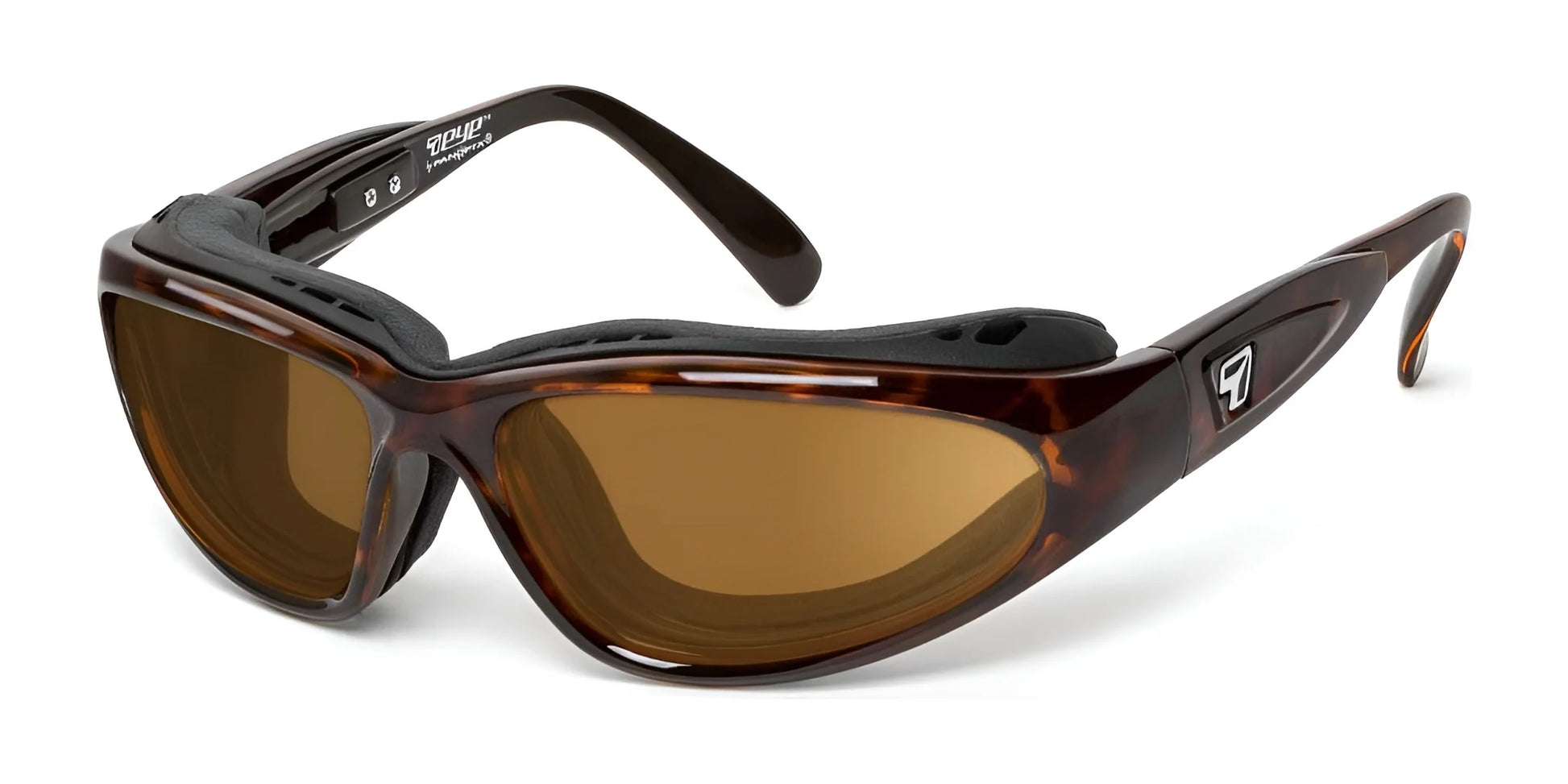 7eye Cape Sunglasses Dark Tortoise / Polarized Copper